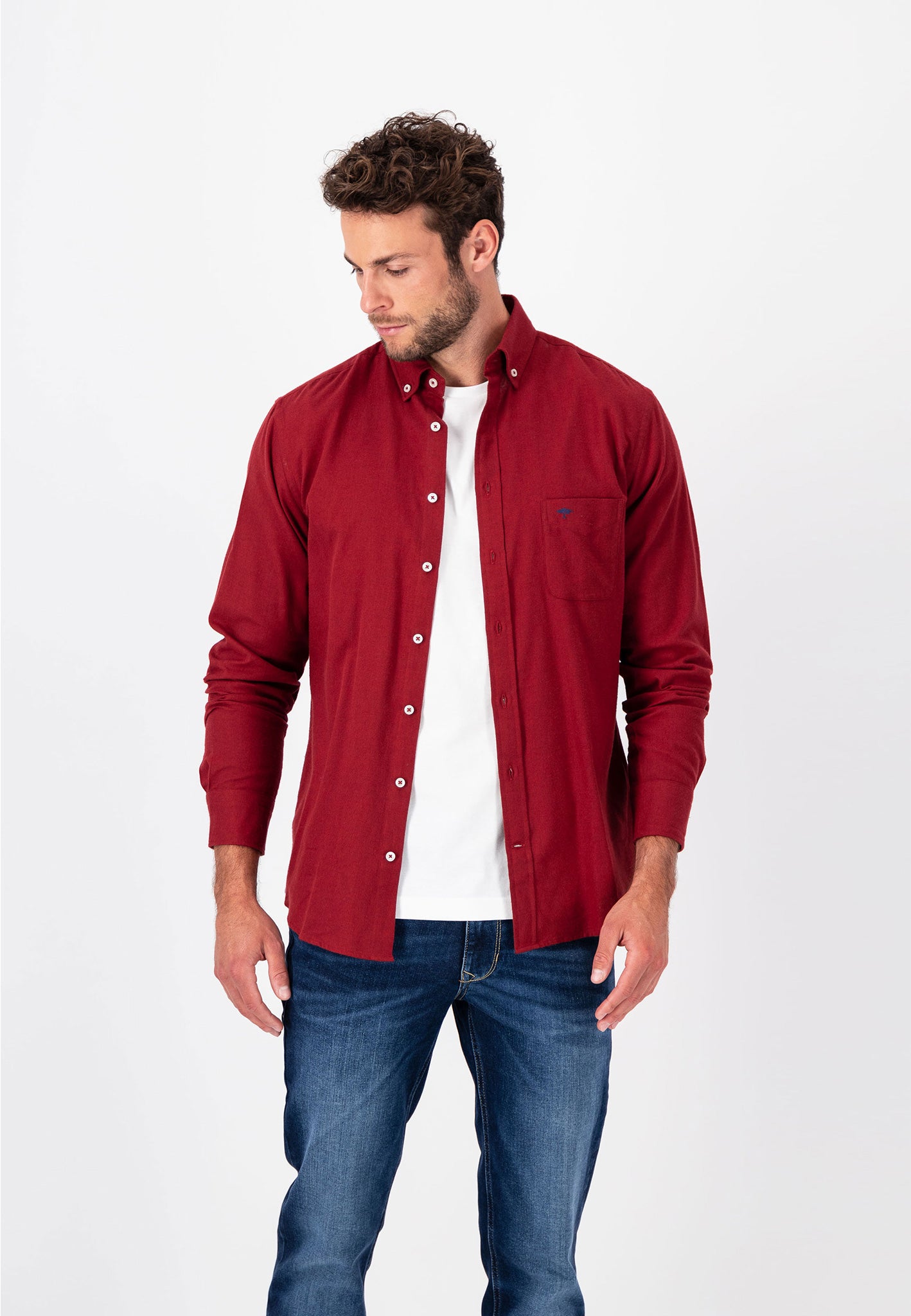 Soft flannel shirt – FYNCH-HATTON | Offizieller Online Shop