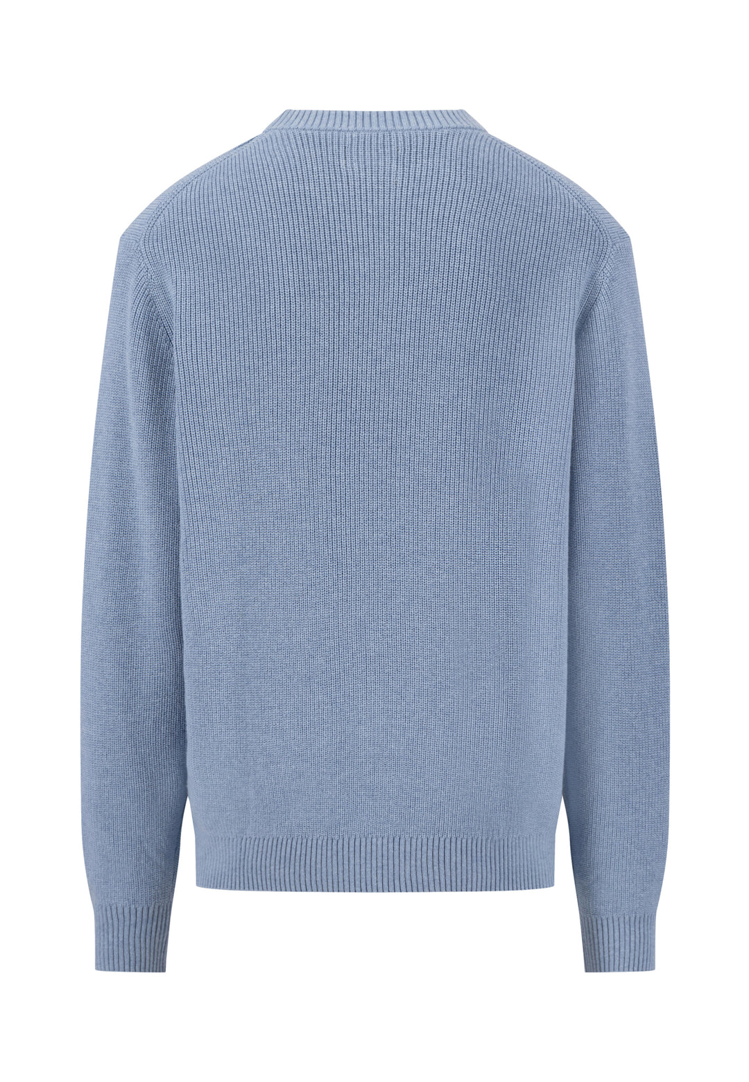 Strickpullover aus Baumwoll-Kaschmir-Mix mit Rundhalsausschnitt