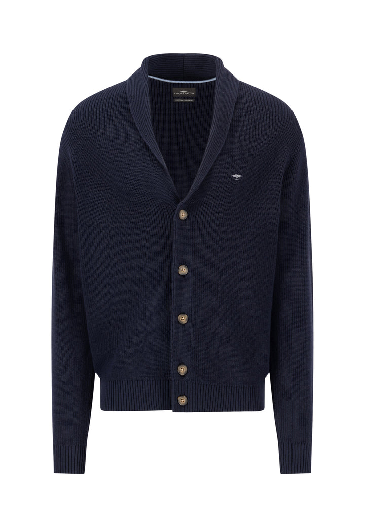 Strick-Cardigan aus Baumwoll-Kaschmir-Mix