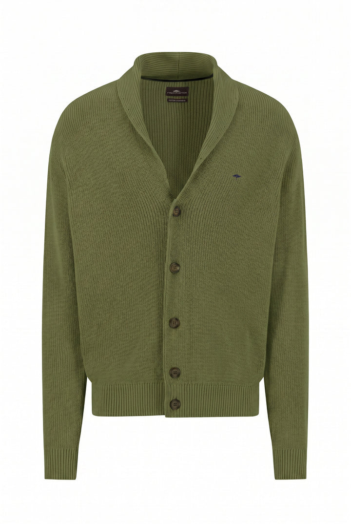 Strick-Cardigan aus Baumwoll-Kaschmir-Mix