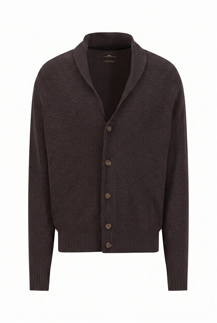 Strick-Cardigan aus Baumwoll-Kaschmir-Mix
