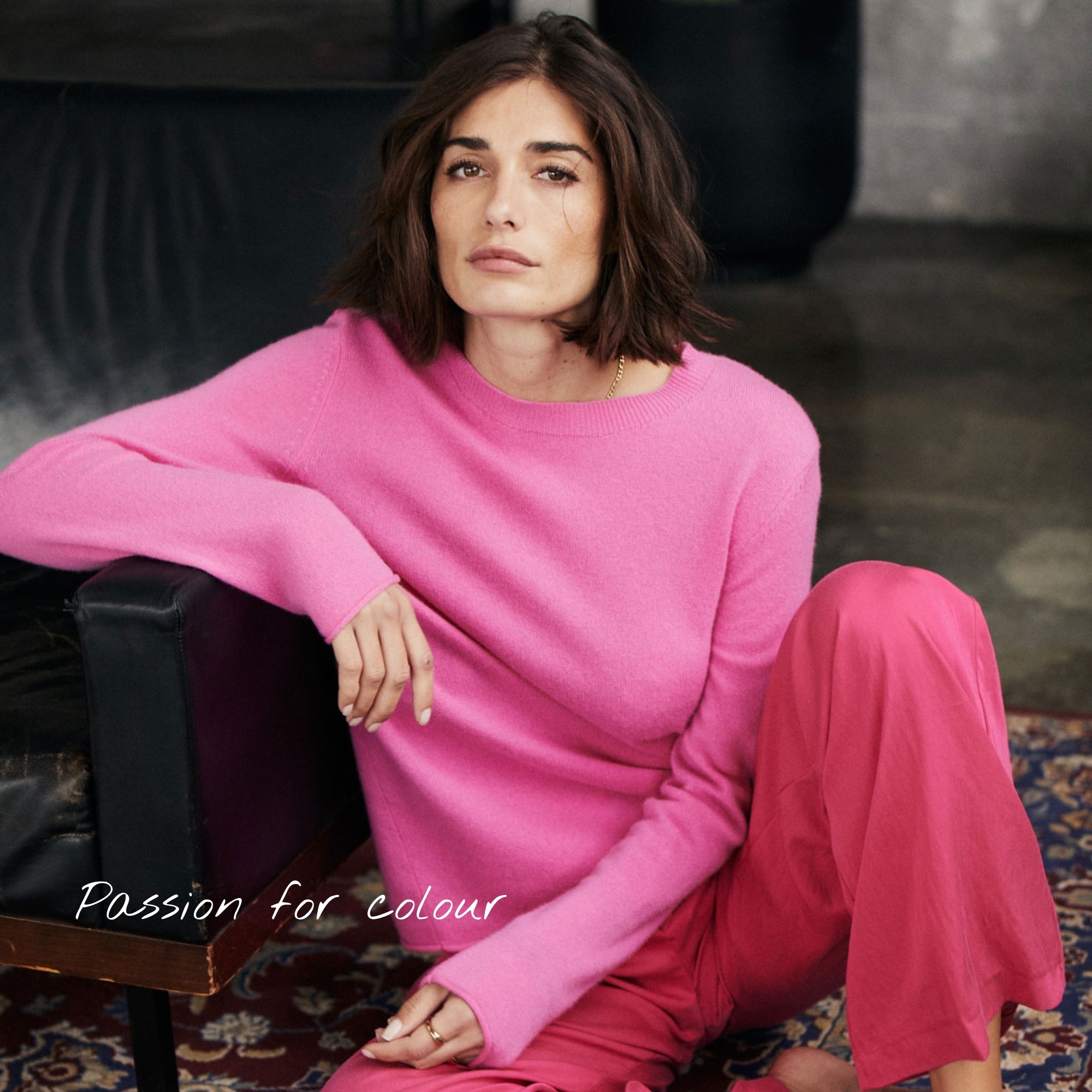 Pinker Pullover aus Kaschmir