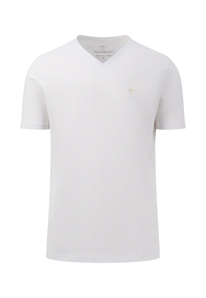 T-shirt with V-neckline